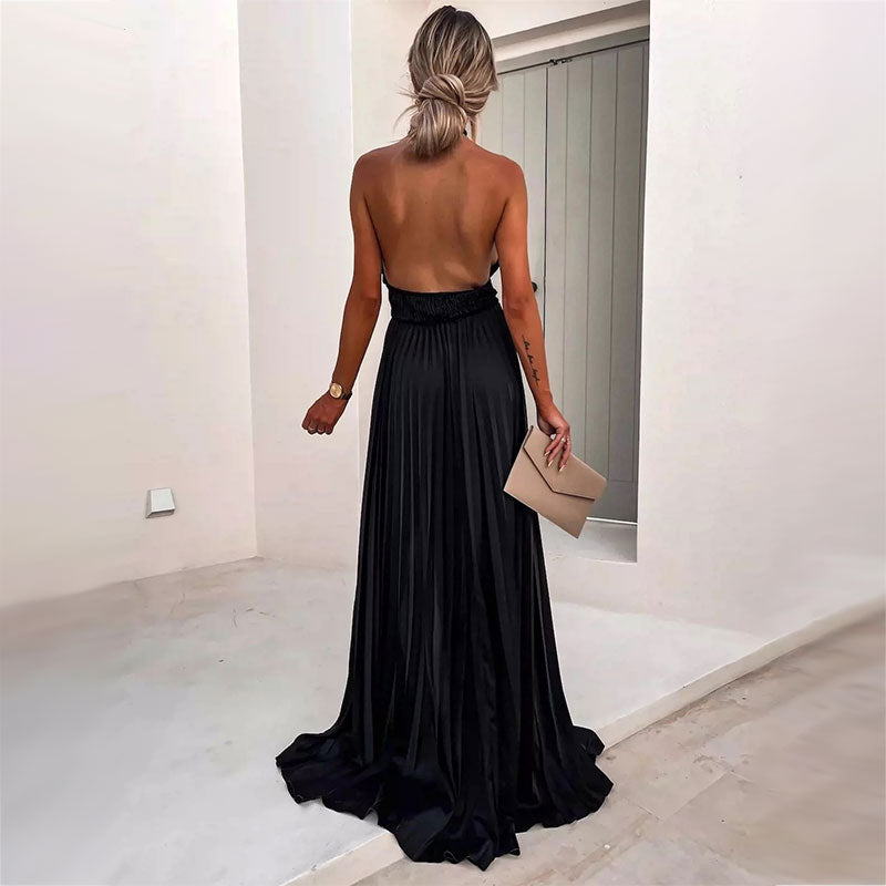 🔥New Arrivals 🔥Floral Print Sleeveless Sexy Long Dress