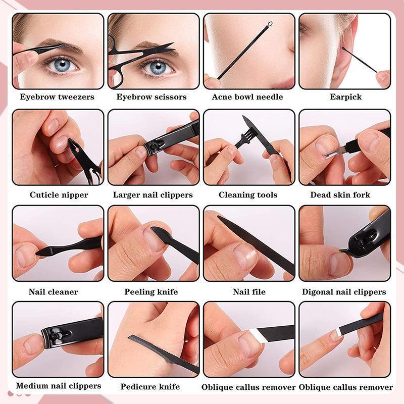16 PCS Nail Care Set(Ten colors)