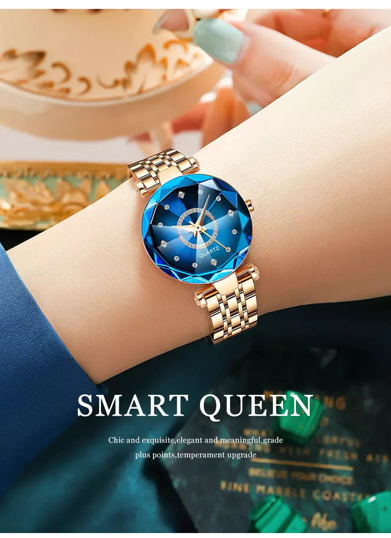 STARRY WOMEN'S STAINLESS STEEL WATCH