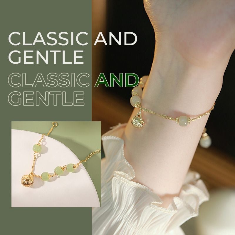 Hetian Jade Bell Bracelet (Good luck in the new year)