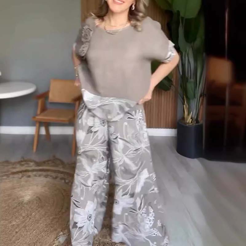 š„Women's Floral Print Casual 2-Piece Setš„