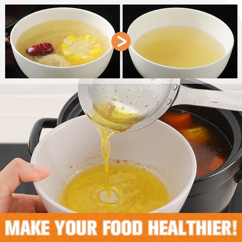 Stainless Steel Oil Colander Spoon(50% OFF)