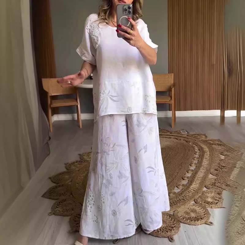 š„Women's Floral Print Casual 2-Piece Setš„