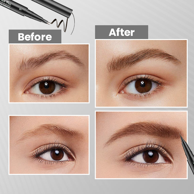 2 in 1 Liquid Eyebrow Pen -- Waterproof & Sweatproof