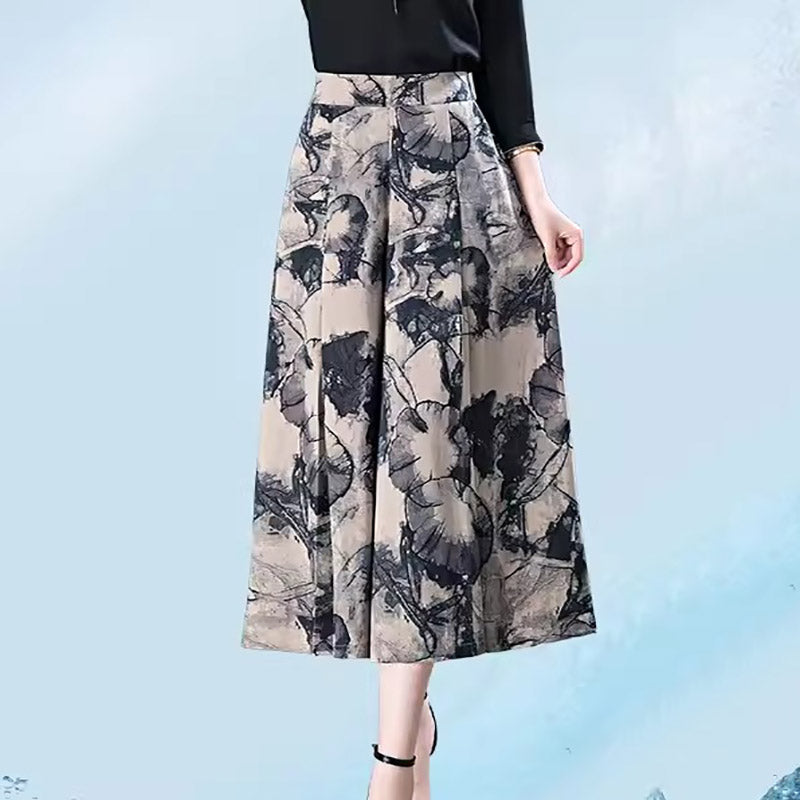 Women’s Elegant Chiffon Wide Leg Culottes
