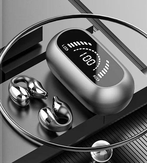 Wireless Ear Clip Bone Conduction Headphones