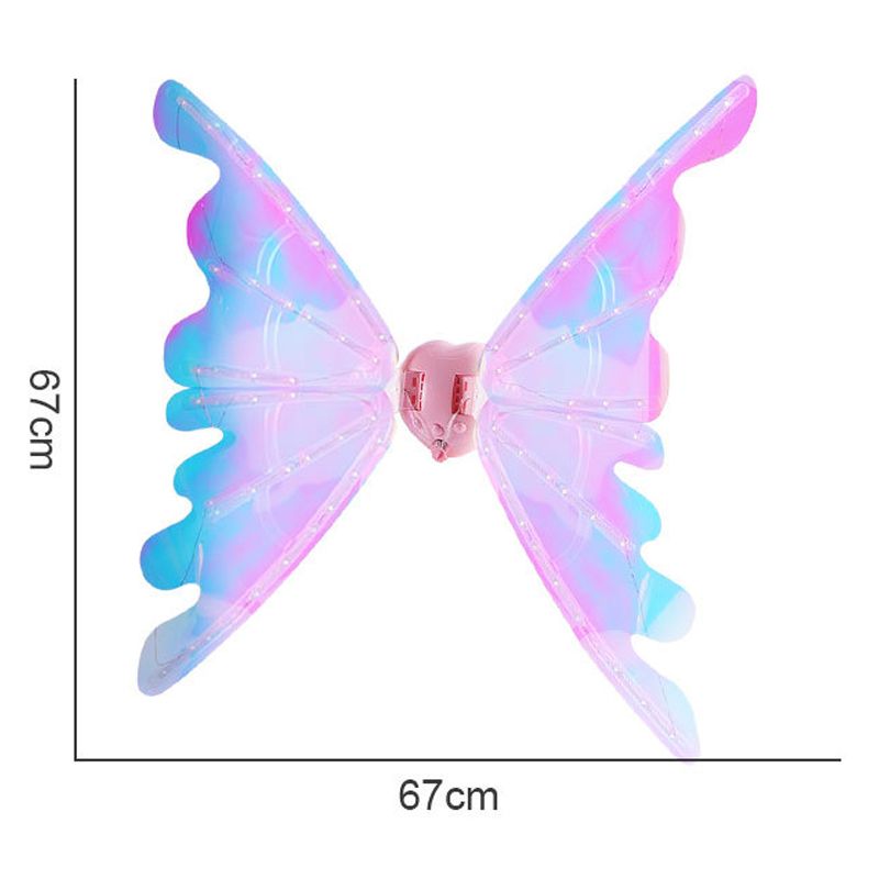 🔥Rechargeable Electric Fairy Wings with LED Lights and Music🧚♀️