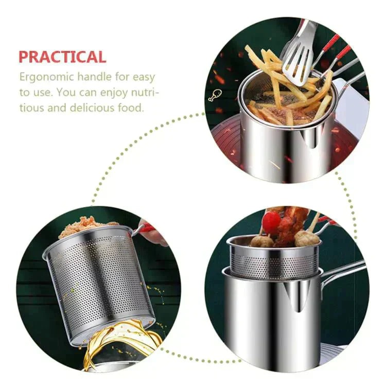 🎁304 Stainless Steel Multifuntional Fryer(50% OFF)