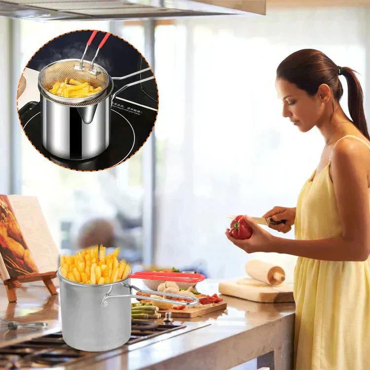 🎁304 Stainless Steel Multifuntional Fryer(50% OFF)