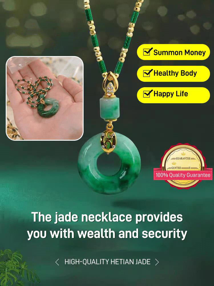 š„2025 HOT SALEš„ Hetian Jade Prayer Peace Buckle