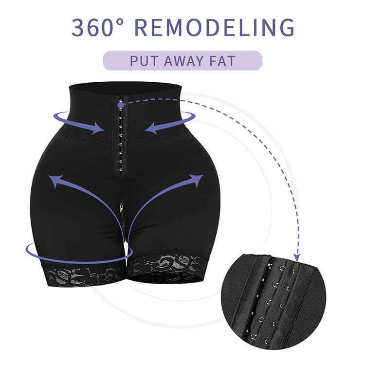 Boned Sculpt High Waist Shorts