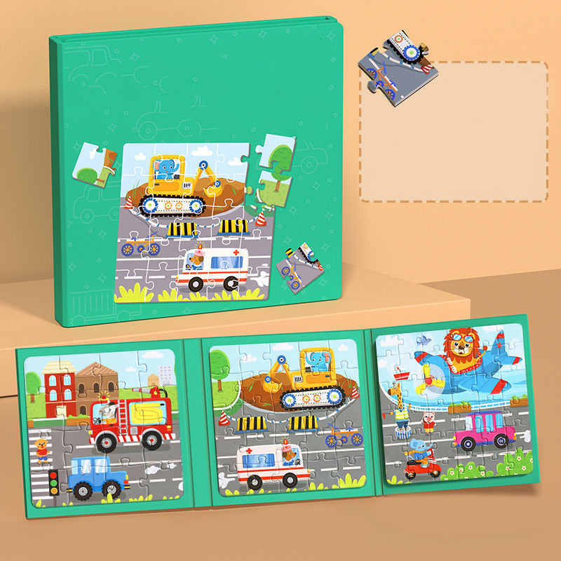 Children's Magnetic Building Book