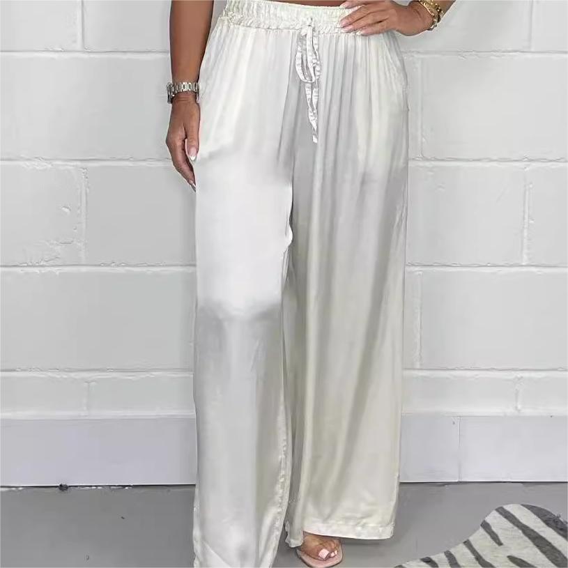 💝Straight Leg Smooth Loose Trousers