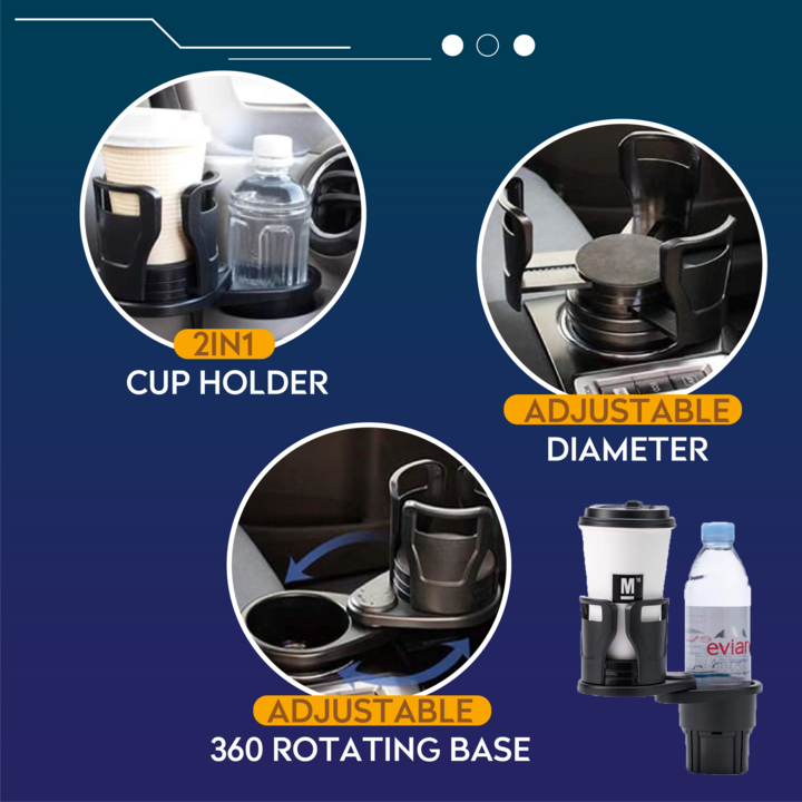 All Purpose Car Cup Holder And Organizer