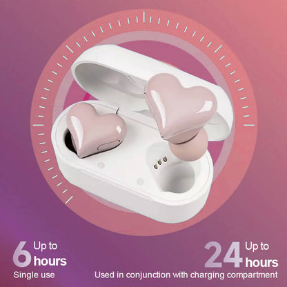 Heart shaped Wireless Bluetooth Earphones