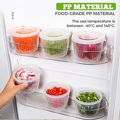 Multilayer Drain Food Preservation Box（48% OFF）