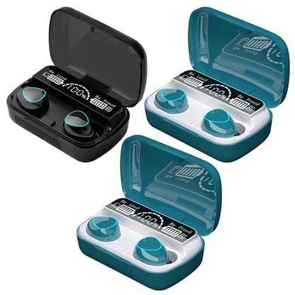 TWS BLUETOOTH 5.1 EARPHONES WATERPROOF CHARGING BOX