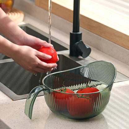 Multi-functional Clear Draining Basket