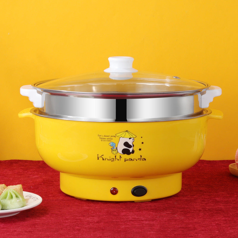 Multifunctional Electric Cooking Pot With Steamer