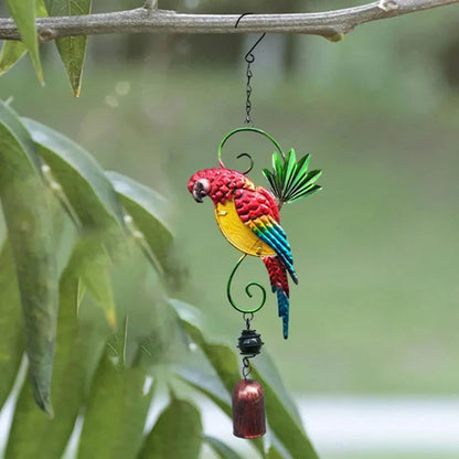 Parrot Wind Chime Hanging Decor