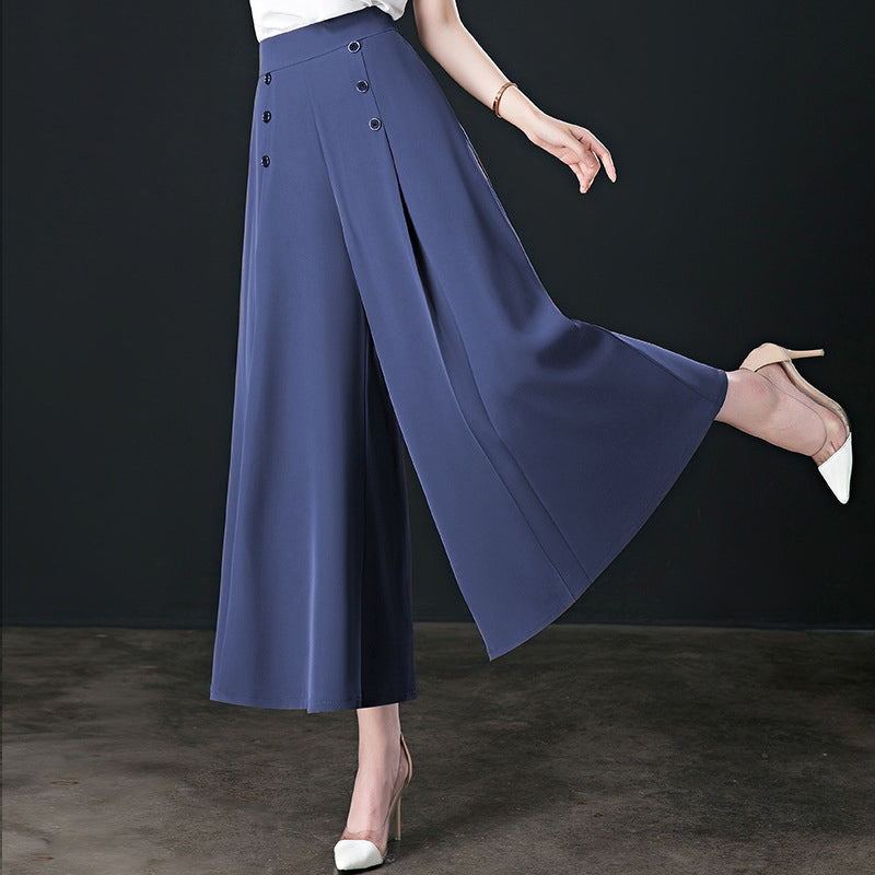 Pleated Wide Leg Pants