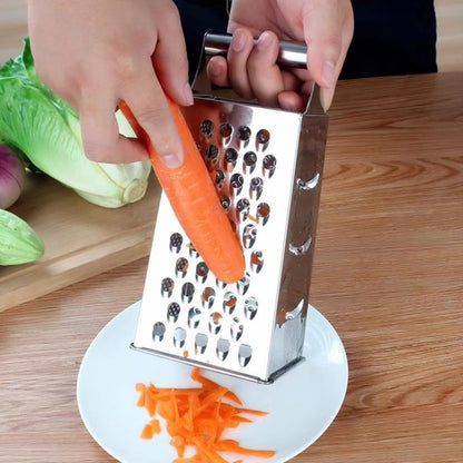 4-Sided Blades Stainless Steel Cheese & Vegetable Grater