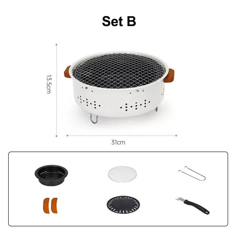 3 in 1 Portable Outdoor Camping Grill