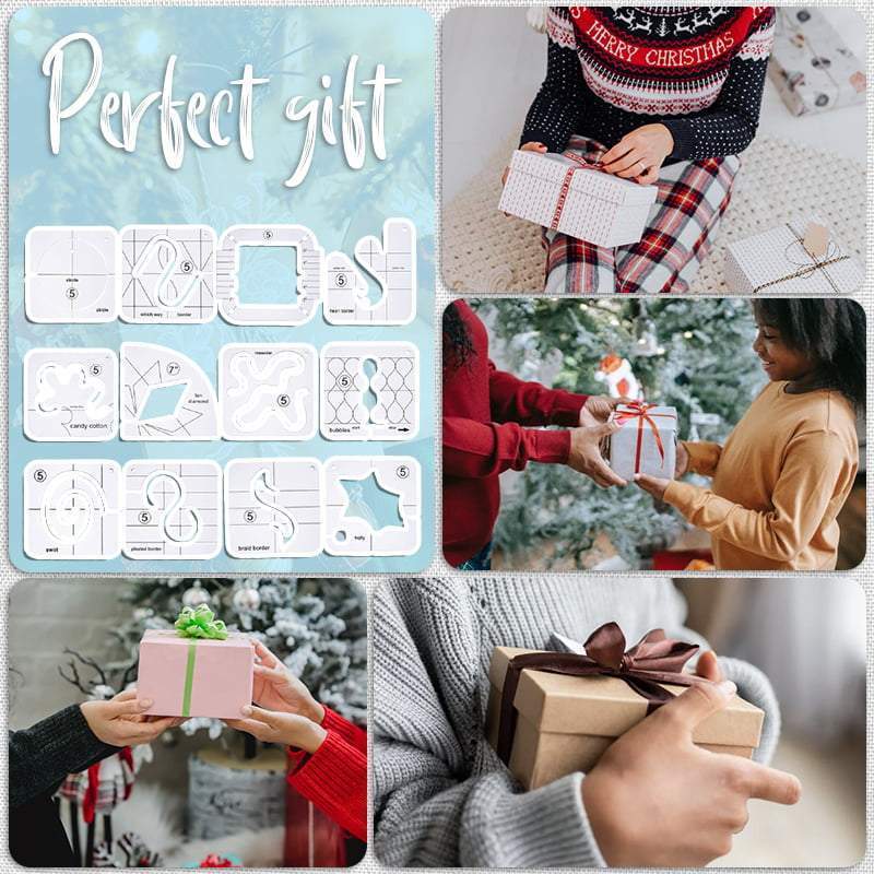 DIY Sewing Patchwork Ruler (12-Piece Set)