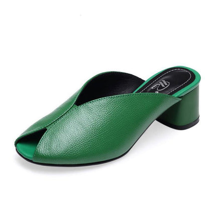 Summer Women’s Open Toe High Heeled Slip-on Scandals