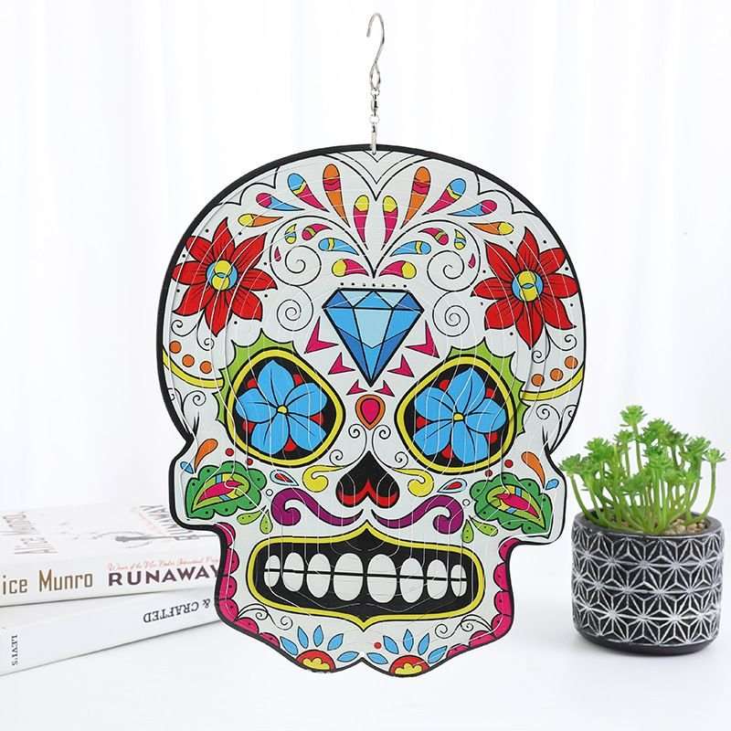 (Halloween Special Offer) Sugar Skull Wind Spinners