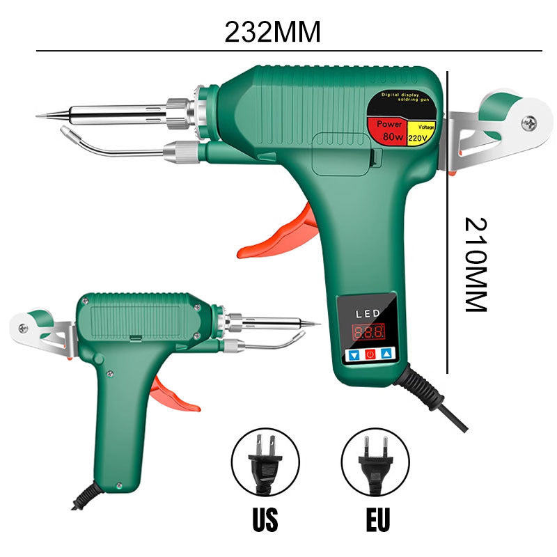 Digital Display  Soldering Iron - Auto Feed Tin Wire