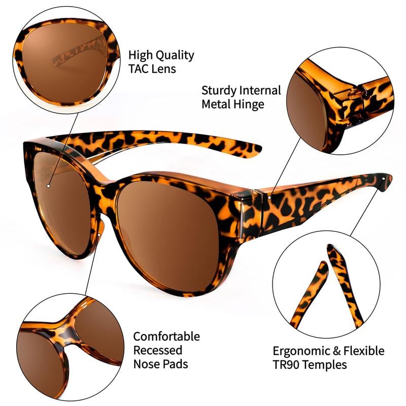 👓UV400 Protection Fit Over Glasses Sunglasses