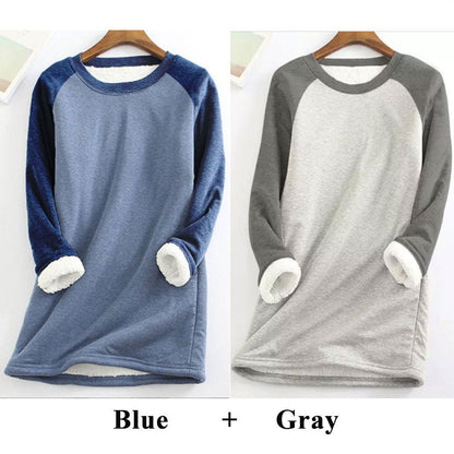 Women's Round Neck Long Sleeve Thermal Tops