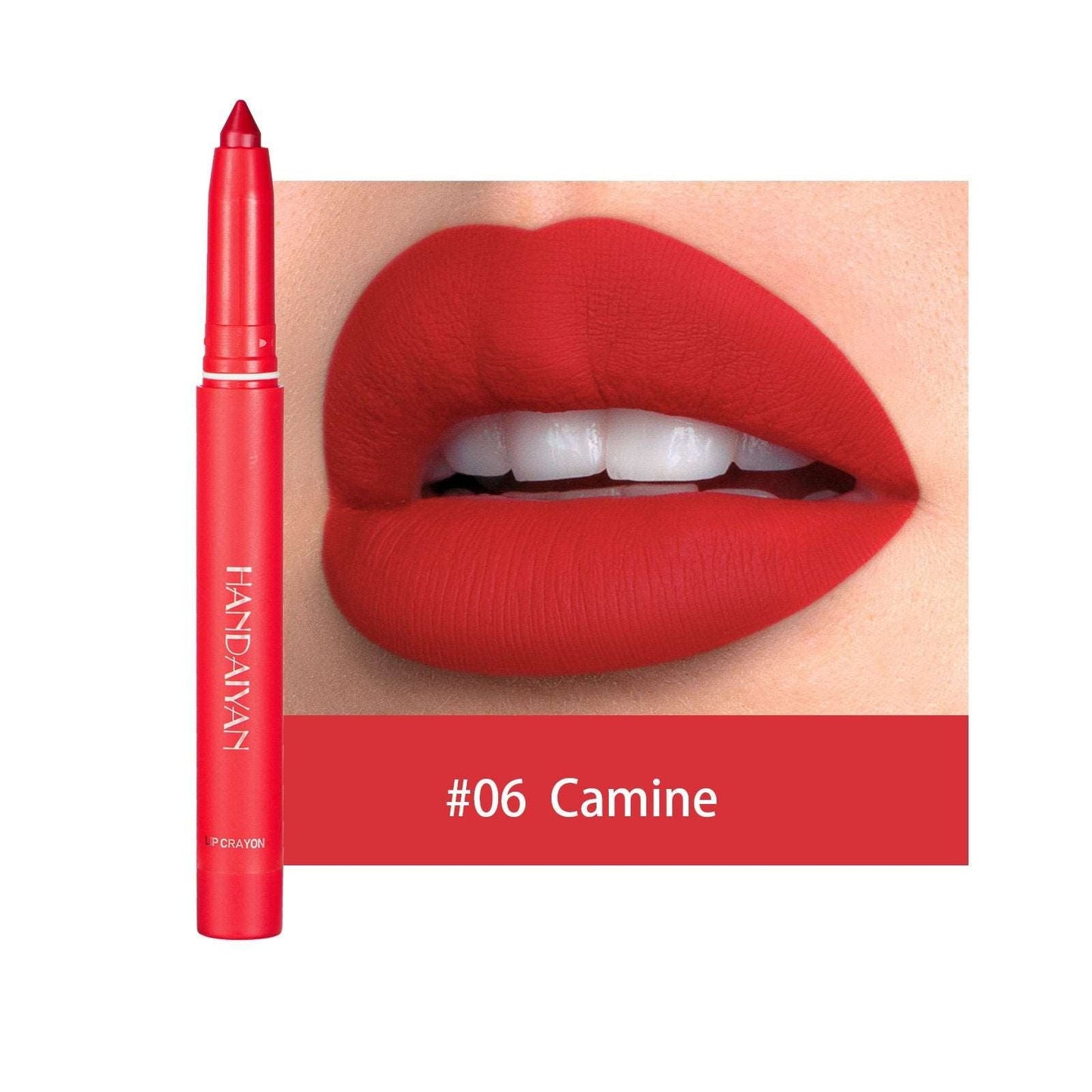 12 Colors Rotating Sharpenable Matte Lipstick Pencils