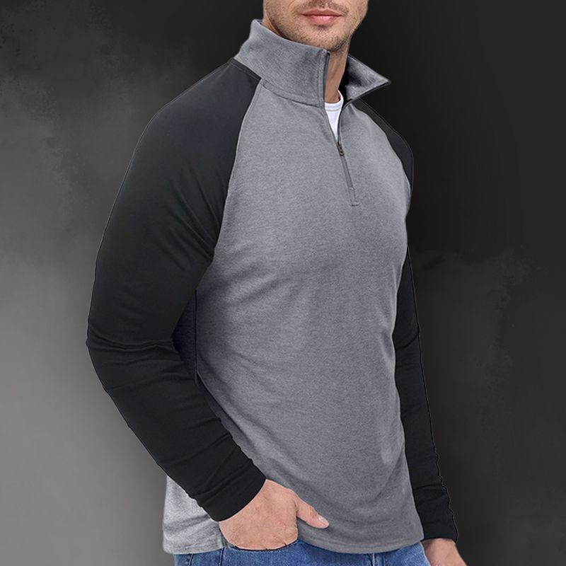 Men's Long-sleeved Turtleneck Sweatshirt