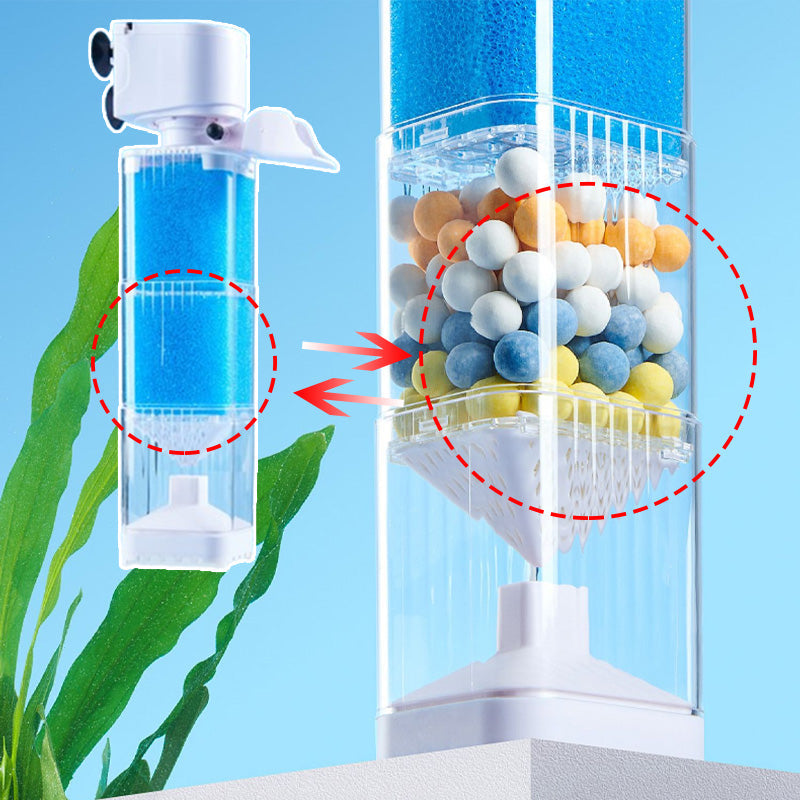 All-in-One Built-in Fish Tank Filter