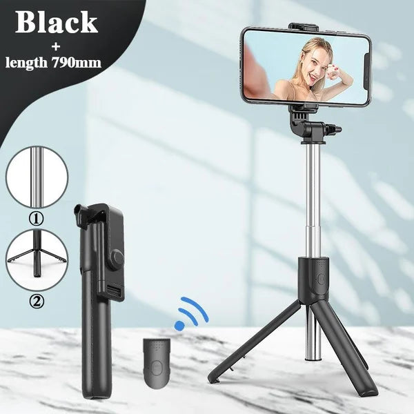 New 6 In 1 Wireless Bluetooth Selfie Stick