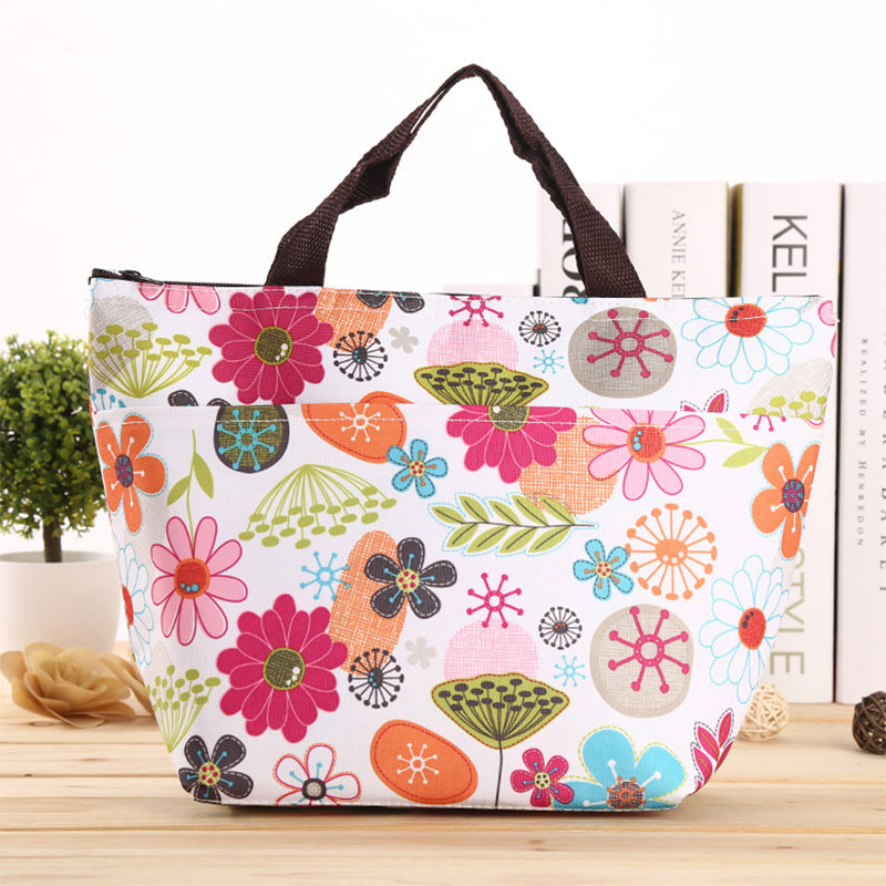 Printed Insulated Lunch Bag for Women