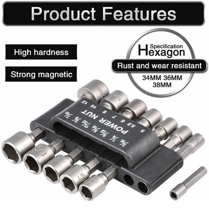 🔥BIG SALE - 34% OFF🔥Power Nut Driver 14Pcs Set