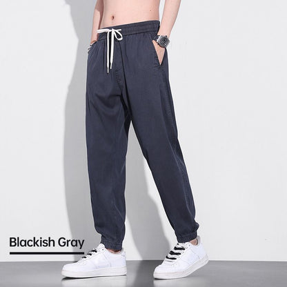 Men’s Elastic Drawstring Breathable Casual Joggers