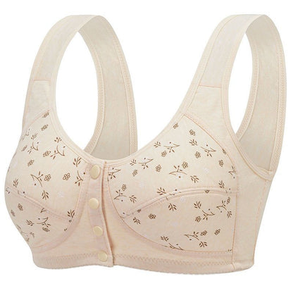 🔥Buy 1 Get 2 Free 🔥Seamless Underwear With Front Buttons Comfortable Cotton Bra For Women