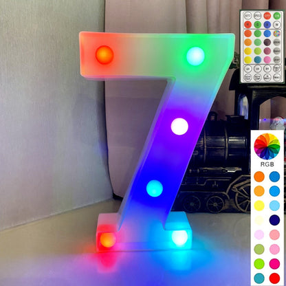 Colorful LED Marquee Letter Lights