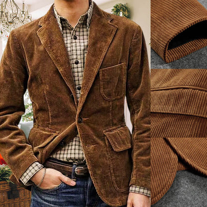 Men's Winter Corduroy Blazer