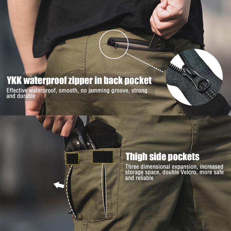 Men's Urban Cargo Pants Waterproof Ripstop Tactical Pants⚡
