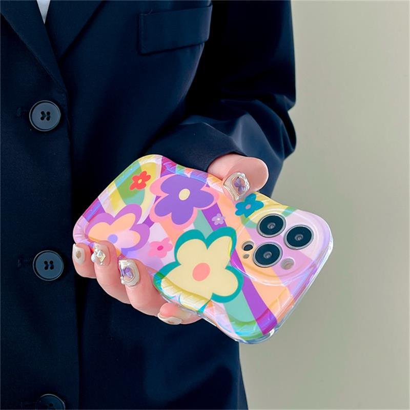 New Dopamine Graffiti Flower Case For iPhone