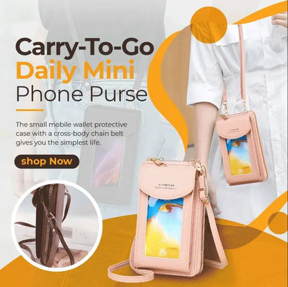 Carry-To-Go Daily Mini Phone Purse