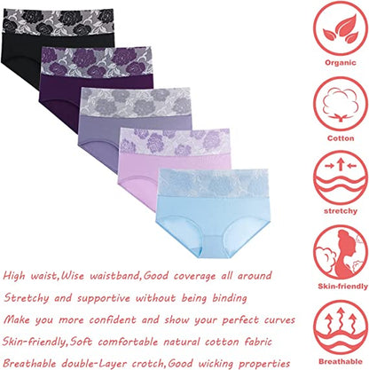 High Waist Tummy Control Cotton Panties