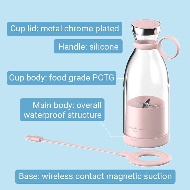 🎉🔥Chargeable Juice Mug Portable Personal Blender