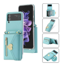 Fashion Crossbody Wallet Case of Women for Samsung Galaxy Z Flip3 4