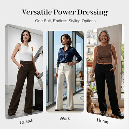 🌺💐Women's Elegant Flared Suit Pants
